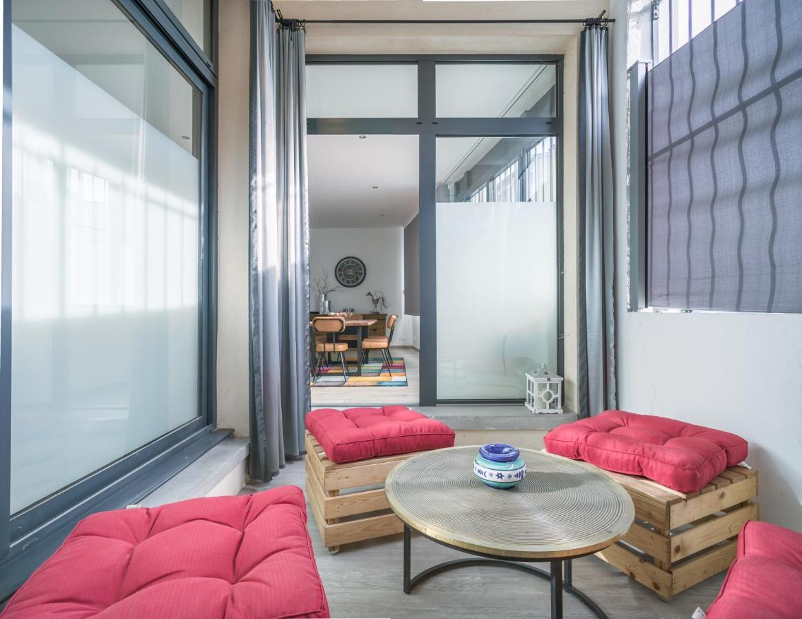Loft Courtalon - Haut Standing - Patio - Parking Prives Appartement Troyes Buitenkant foto