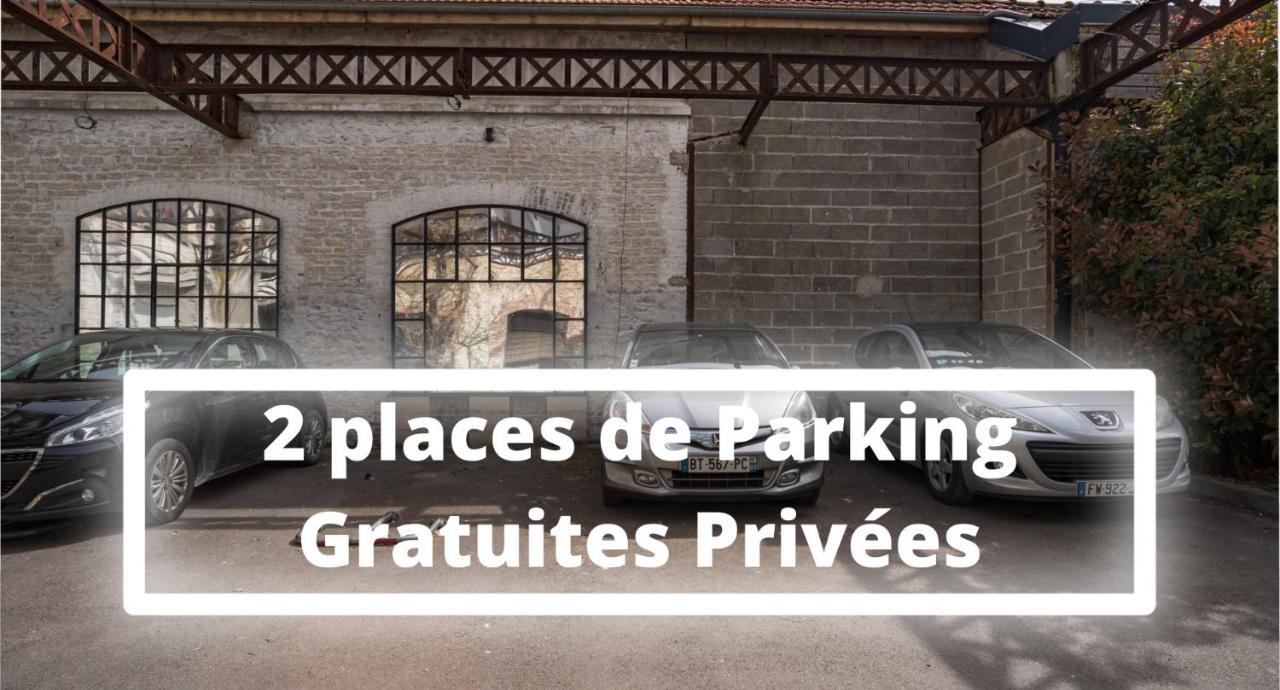 Loft Courtalon - Haut Standing - Patio - Parking Prives Appartement Troyes Buitenkant foto